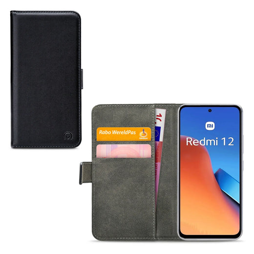 Mobilize Classic Gelly Wallet Book Case Xiaomi Redmi 12 Black - Essentify