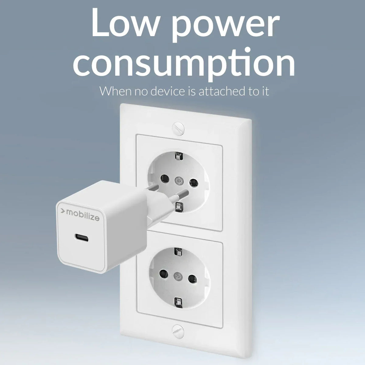 Mobilize Wall Charger Usb-C Gan 30W With Pd/Pps White - Essentify