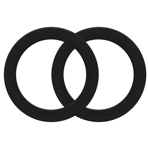Mobilize Magsafe Compatible Metal Ring Black (2-Pack) - Essentify