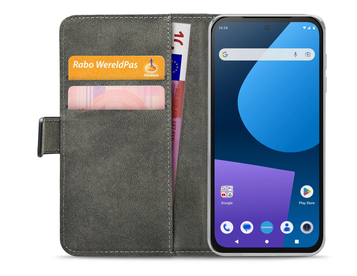Mobilize Classic Gelly Wallet Book Case Fairphone 5 Black - Essentify