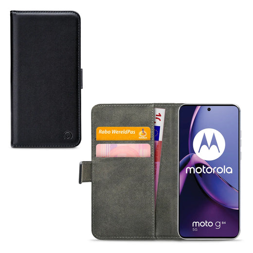 Mobilize Classic Gelly Wallet Book Case Motorola Moto G84 Black - Essentify
