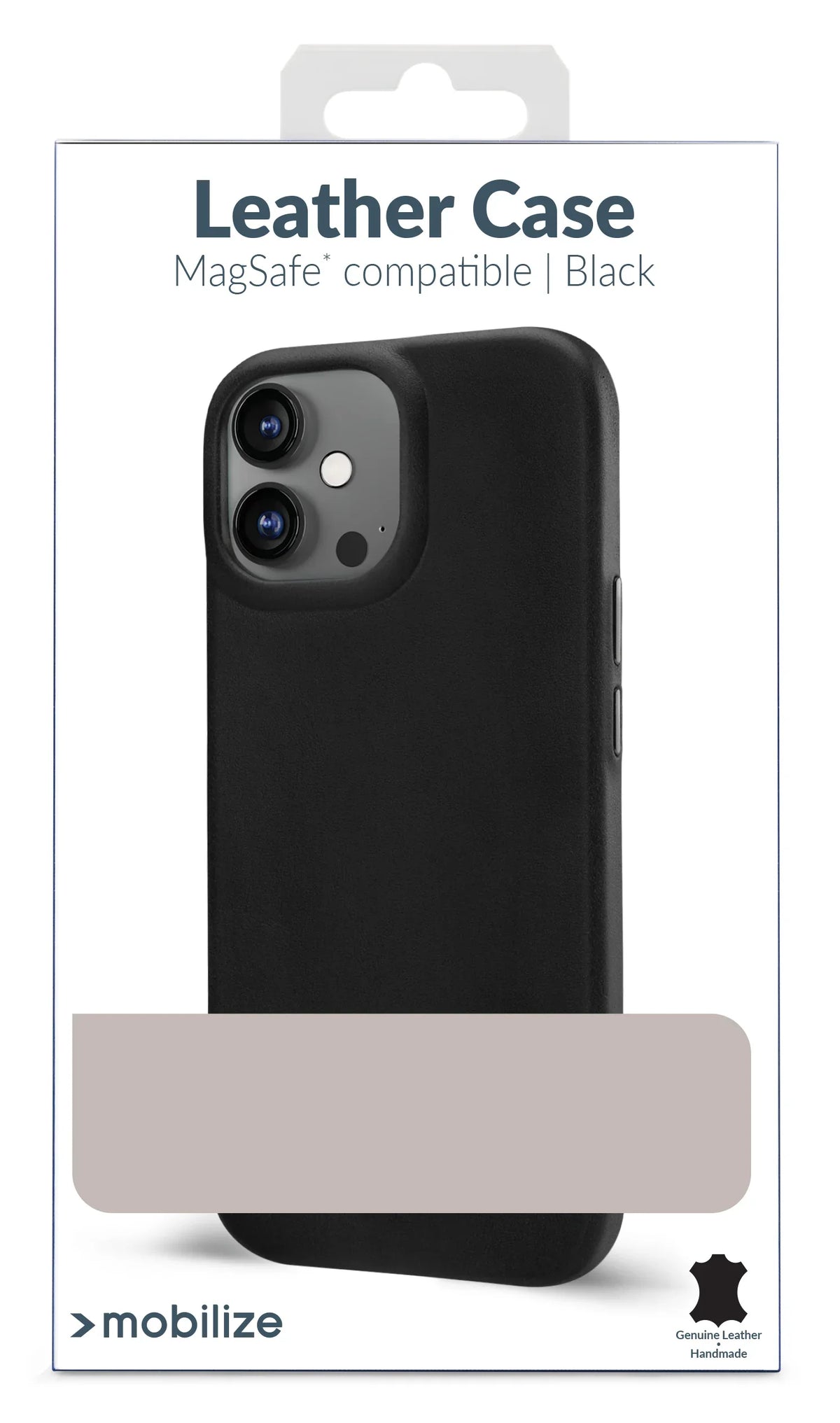 Mobilize Magsafe Compatible Premium Leather Case Apple Iphone 15 Black - Essentify
