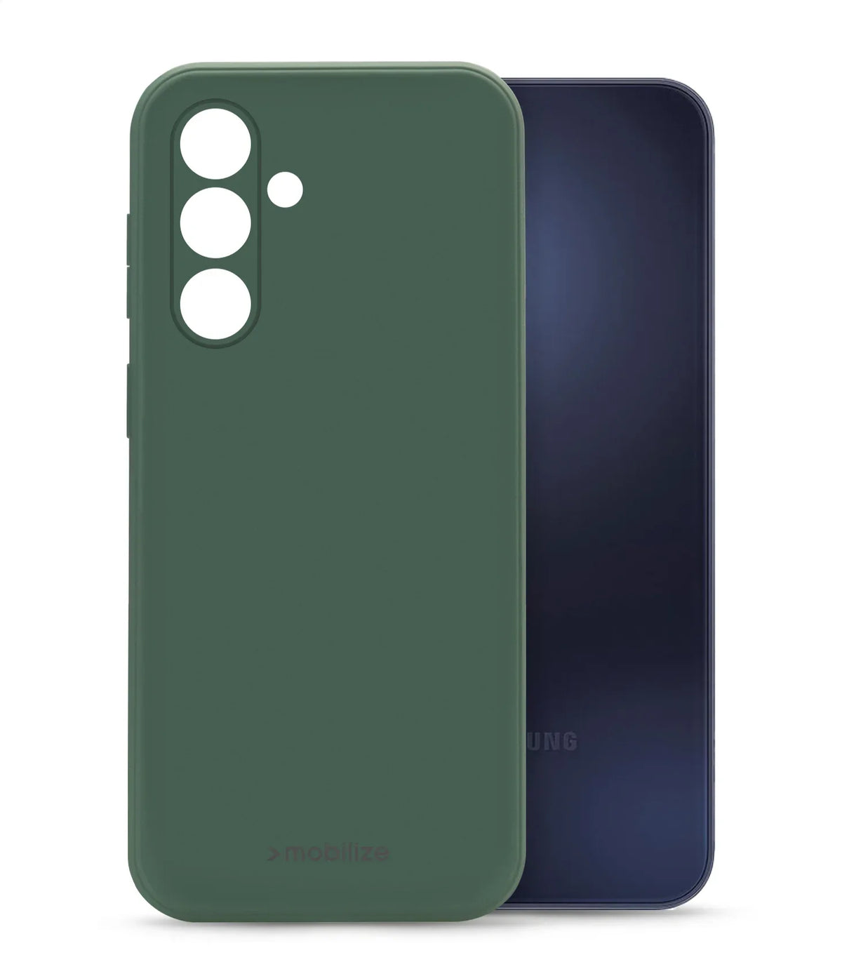 Mobilize Rubber Gelly Case Samsung Galaxy A15 4G/5G Matt Green - Essentify