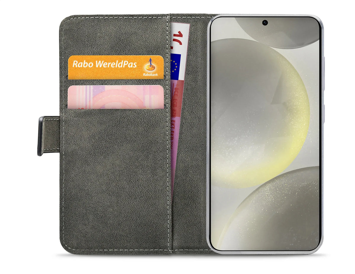 Mobilize Classic Gelly Wallet Book Case Samsung Galaxy S24 5G/S25 5G Black - Essentify