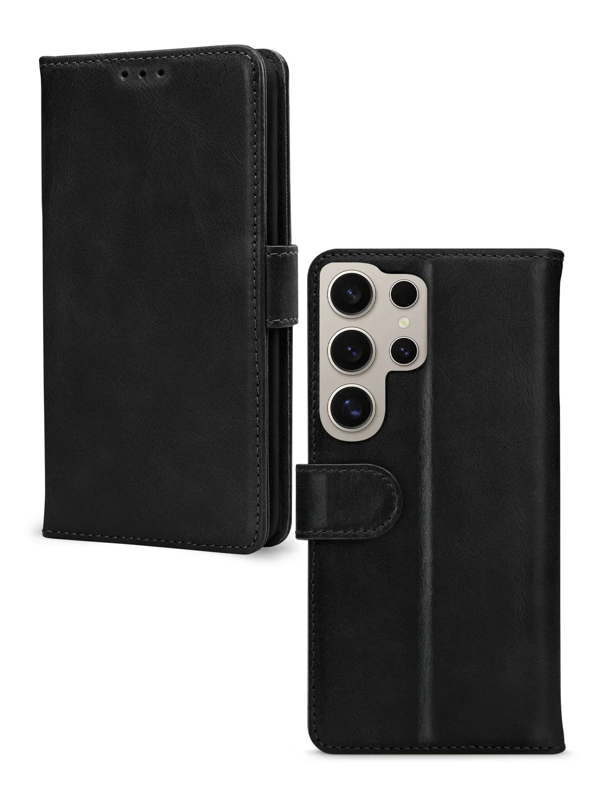 Mobilize Premium Gelly Wallet Book Case Samsung Galaxy S24 Ultra 5G Black - Essentify