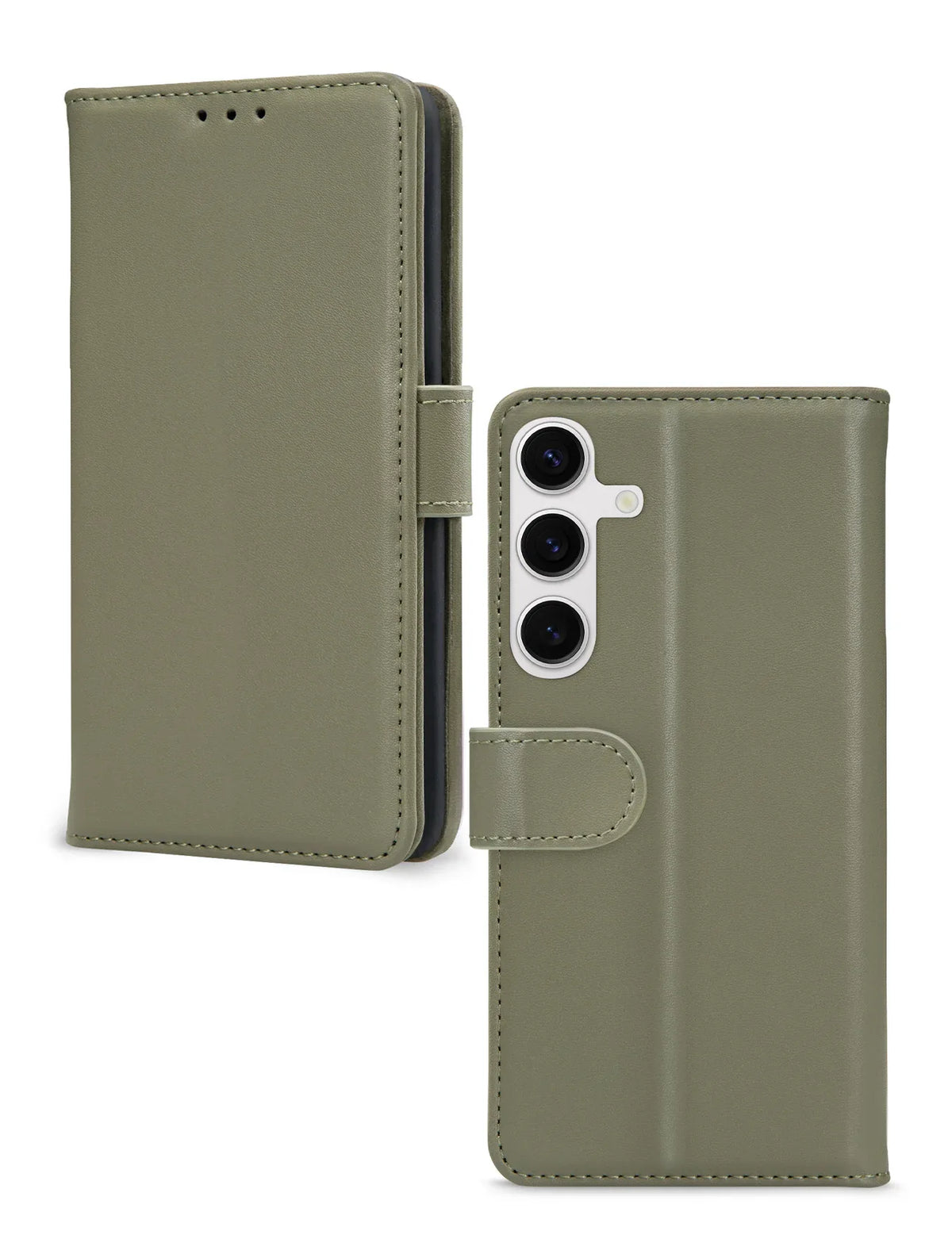 Mobilize Premium Gelly Wallet Book Case Samsung Galaxy S24+ 5G Green - Essentify