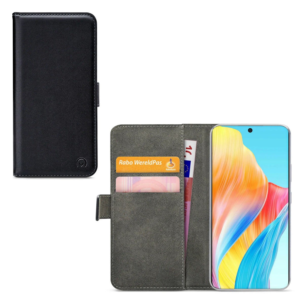 Mobilize Classic Gelly Wallet Book Case Oppo A58 4G Black - Essentify