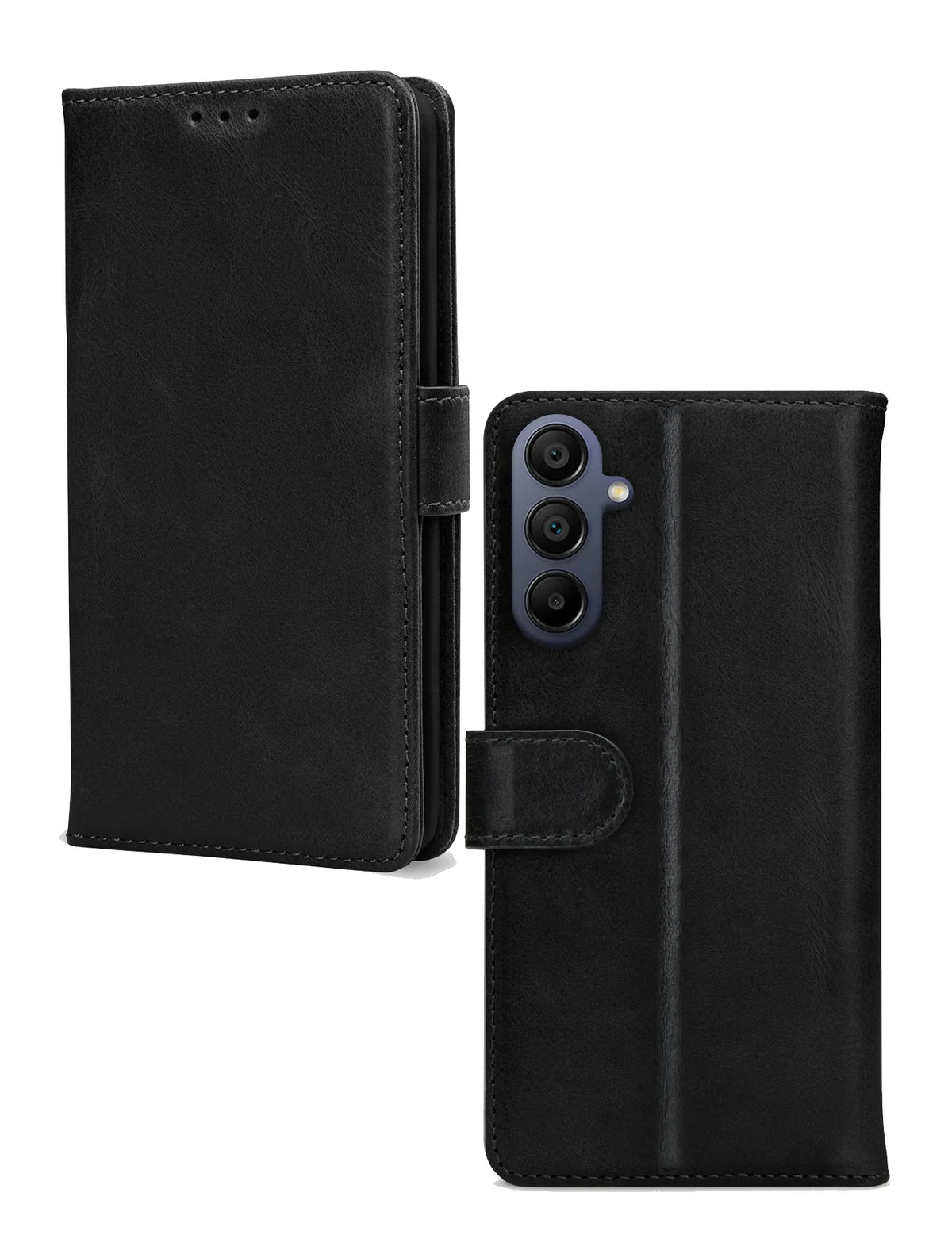 Mobilize Premium Gelly Wallet Book Case Samsung Galaxy A25 5G Black - Essentify