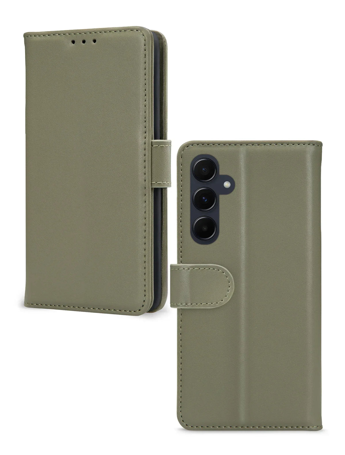 Mobilize Premium Gelly Wallet Book Case Samsung Galaxy A55 5G Green - Essentify