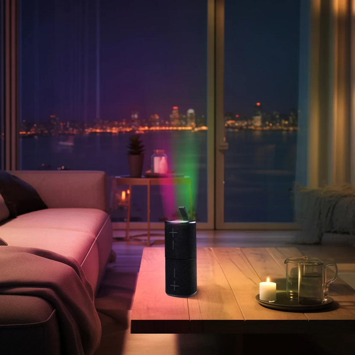 Mobilize 2In1 Bluetooth Speaker Tws Black - Essentify