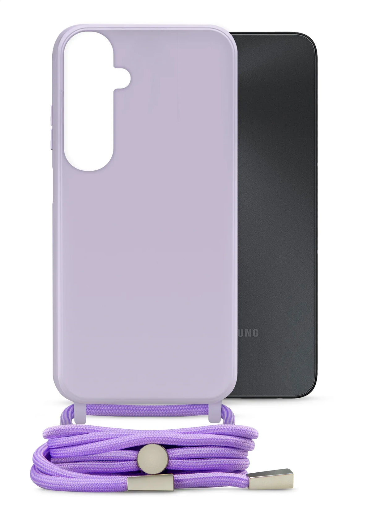 Mobilize Lanyard Gelly Case For Samsung Galaxy A05S Pastel Purple - Essentify