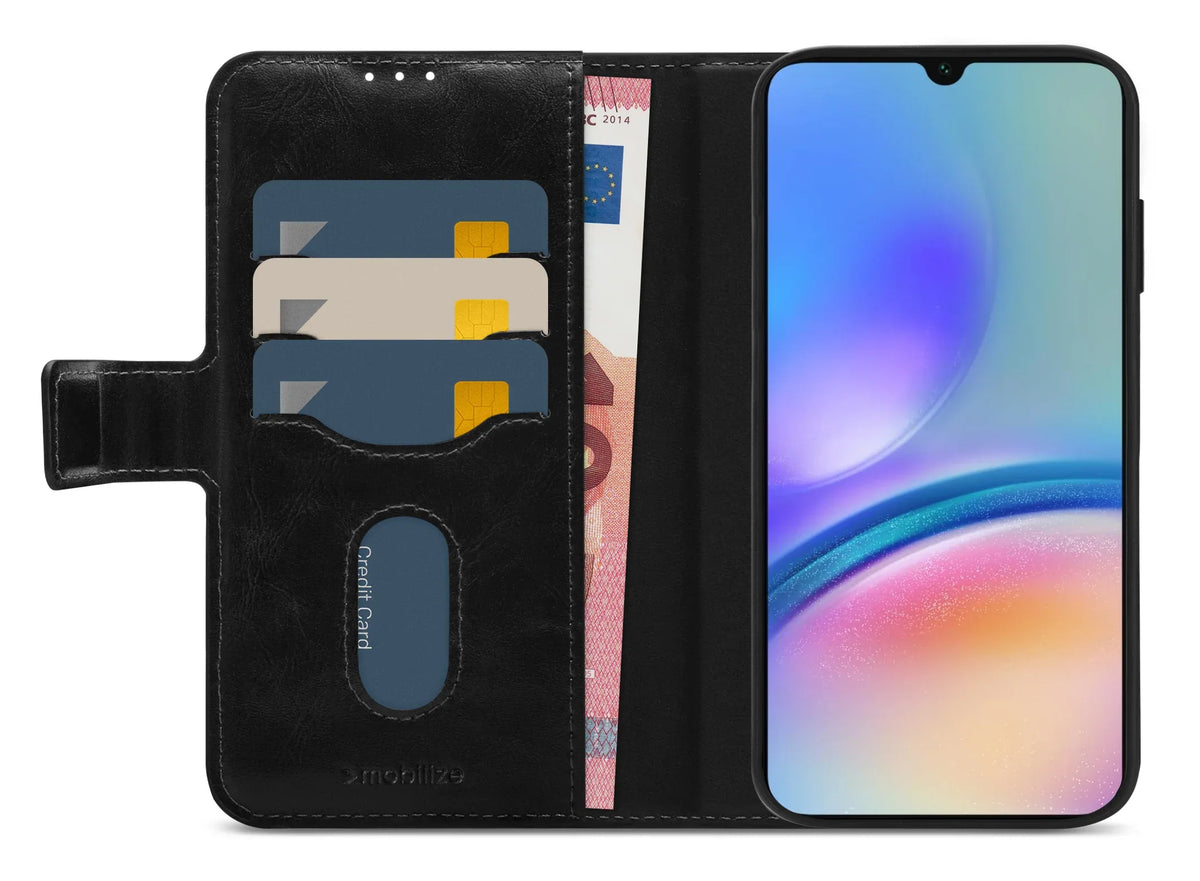 Mobilize 2In1 Magnet Gelly Wallet Case Samsung Galaxy A05S Black - Essentify