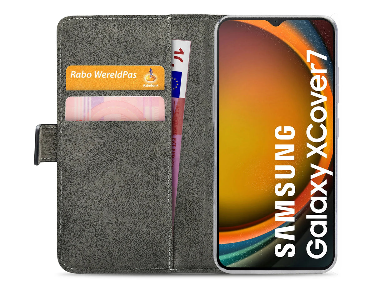 Mobilize Classic Gelly Wallet Book Case Samsung Galaxy Xcover7 Black - Essentify