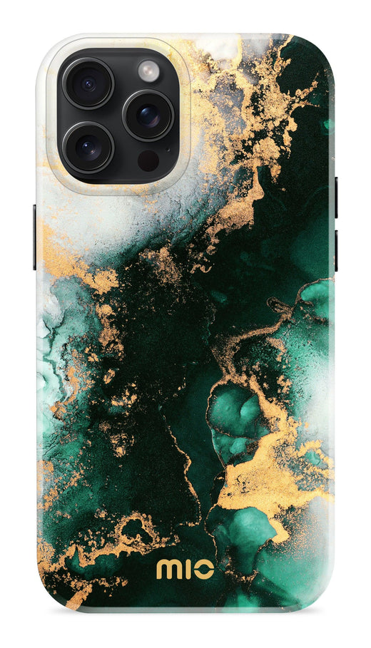 Mio By Mobilize Mio Green Marble Magsafe Compatible For Iphone 15 Pro Max - Essentify