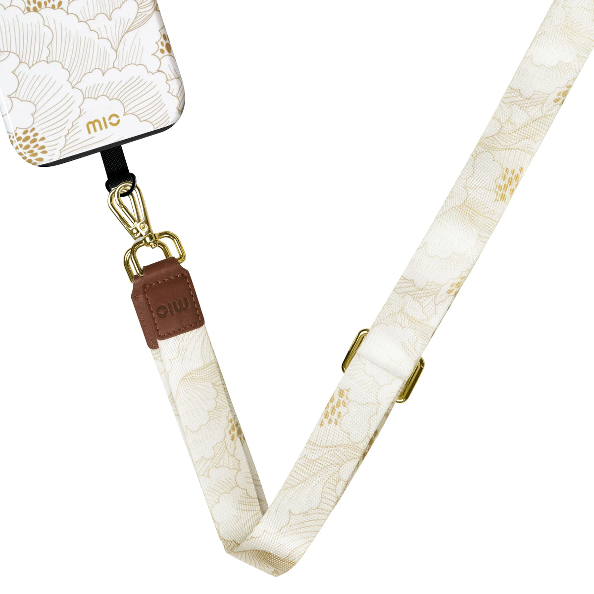 Mio By Mobilize Mio Lanyard White Roses - Essentify