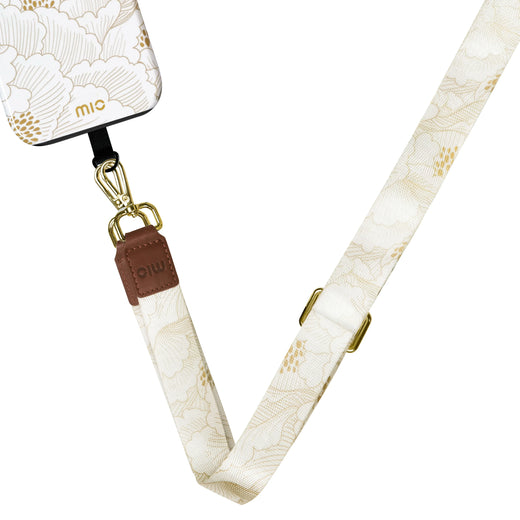 Mio By Mobilize Mio Lanyard White Roses - Essentify