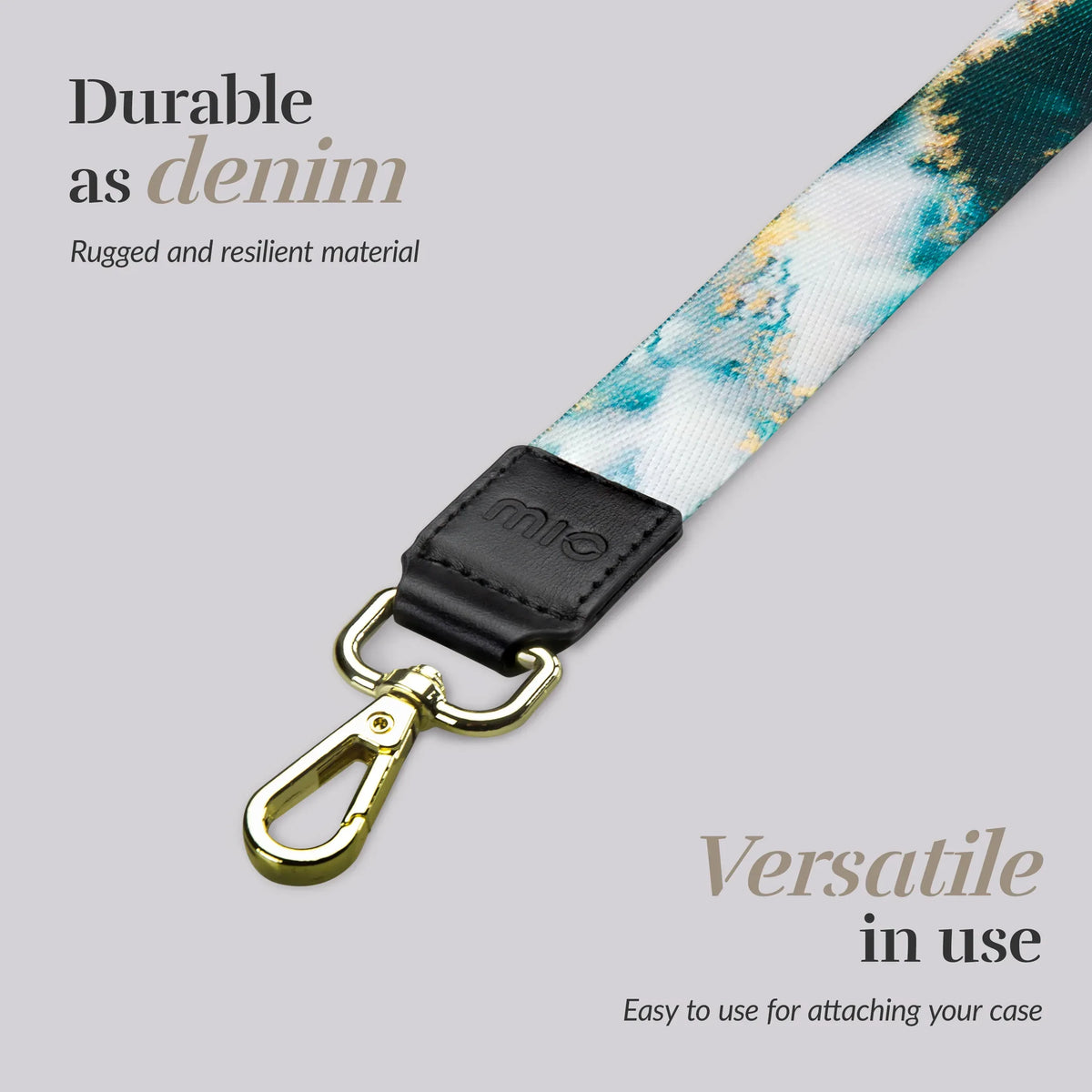 Mio By Mobilize Mio Lanyard Green Marble - Essentify