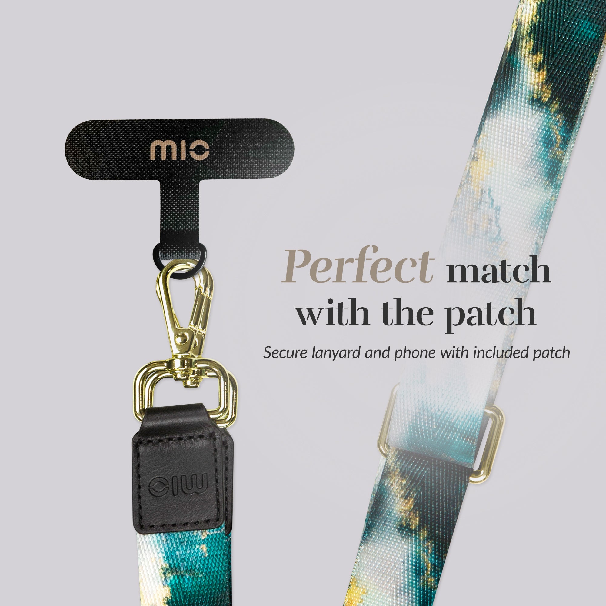 Mio By Mobilize Mio Lanyard Green Marble