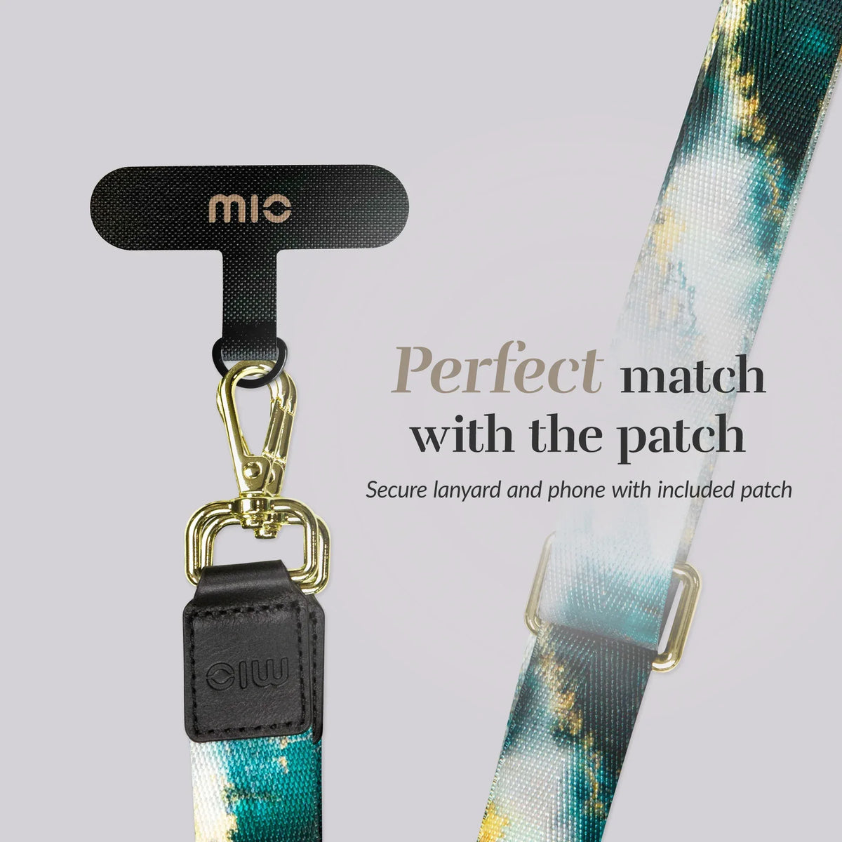 Mio By Mobilize Mio Lanyard Green Marble - Essentify