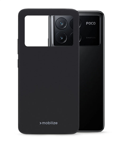 Mobilize Rubber Gelly Case Xiaomi Poco X6 Pro 5G Matt Black - Essentify