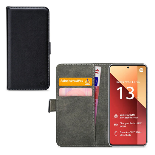 Mobilize Classic Gelly Wallet Book Case Xiaomi Poco M6 Pro 4G/Redmi Note 13 Pro 4G Black - Essentify