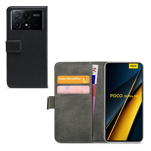 Mobilize Classic Gelly Wallet Book Case Xiaomi Poco X6 Pro 5G Black - Essentify