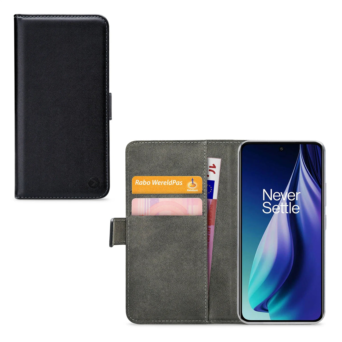 Mobilize Classic Gelly Wallet Book Case Oneplus Nord N30 Se/Oppo A79 5G Black - Essentify