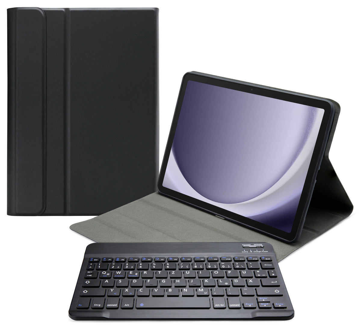 Mobilize Detachable Bluetooth Keyboard Case Samsung Galaxy Tab A9+ 11 Black Qwertz - Essentify