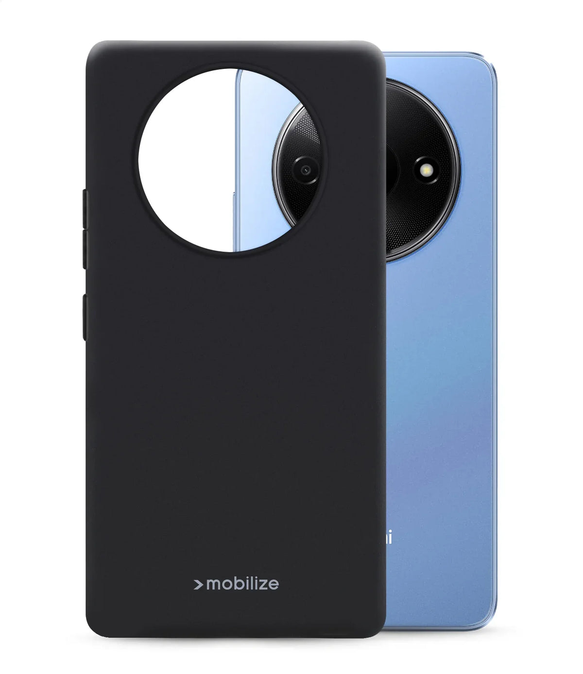 Mobilize Rubber Gelly Case Xiaomi Redmi A3/A3X Matt Black - Essentify