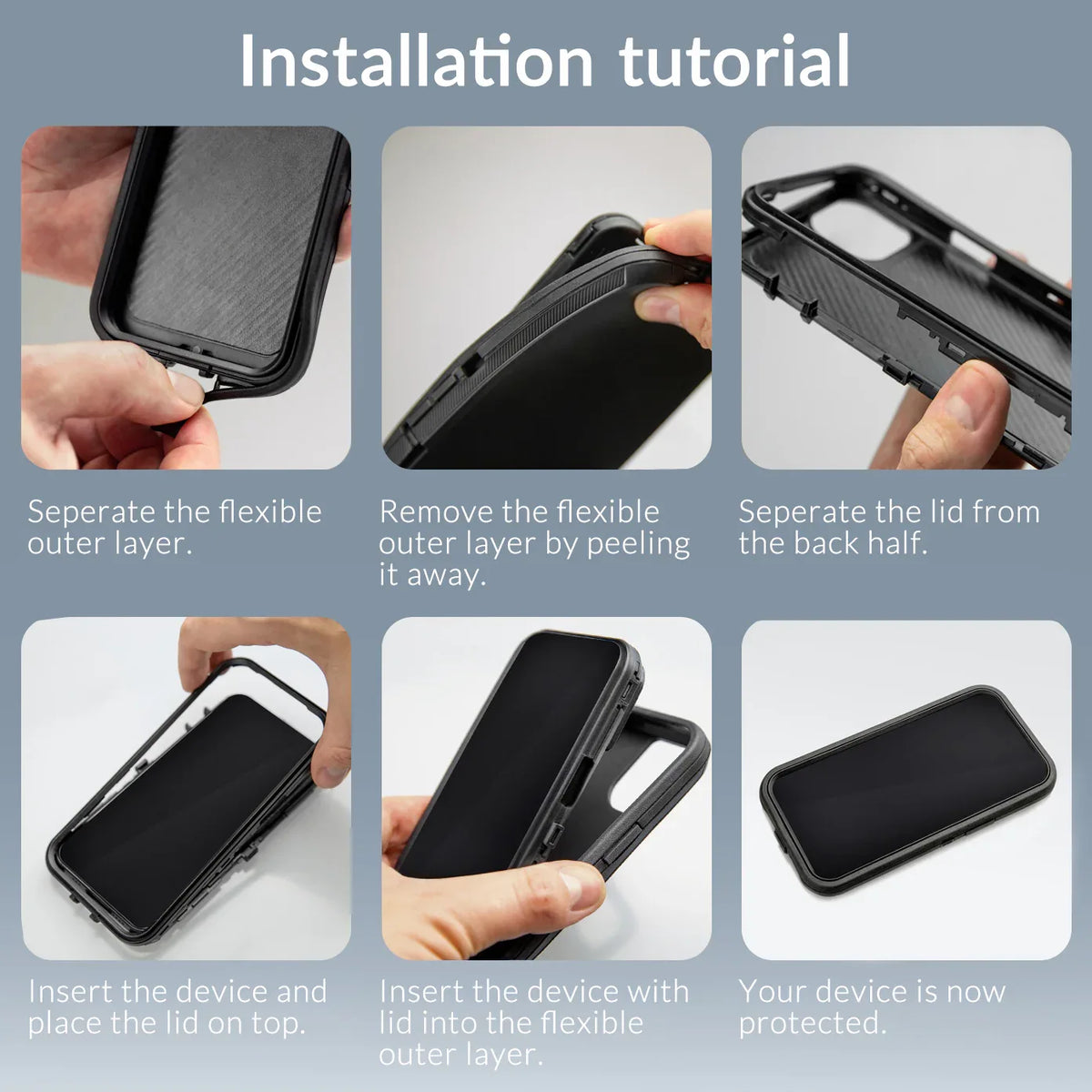 Mobilize Defender Case Apple Iphone 16 Pro Max Black - Essentify
