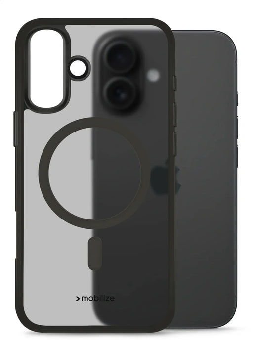 Mobilize Magsafe Compatible Hybrid Pro Case Apple Iphone 16 Black - Essentify