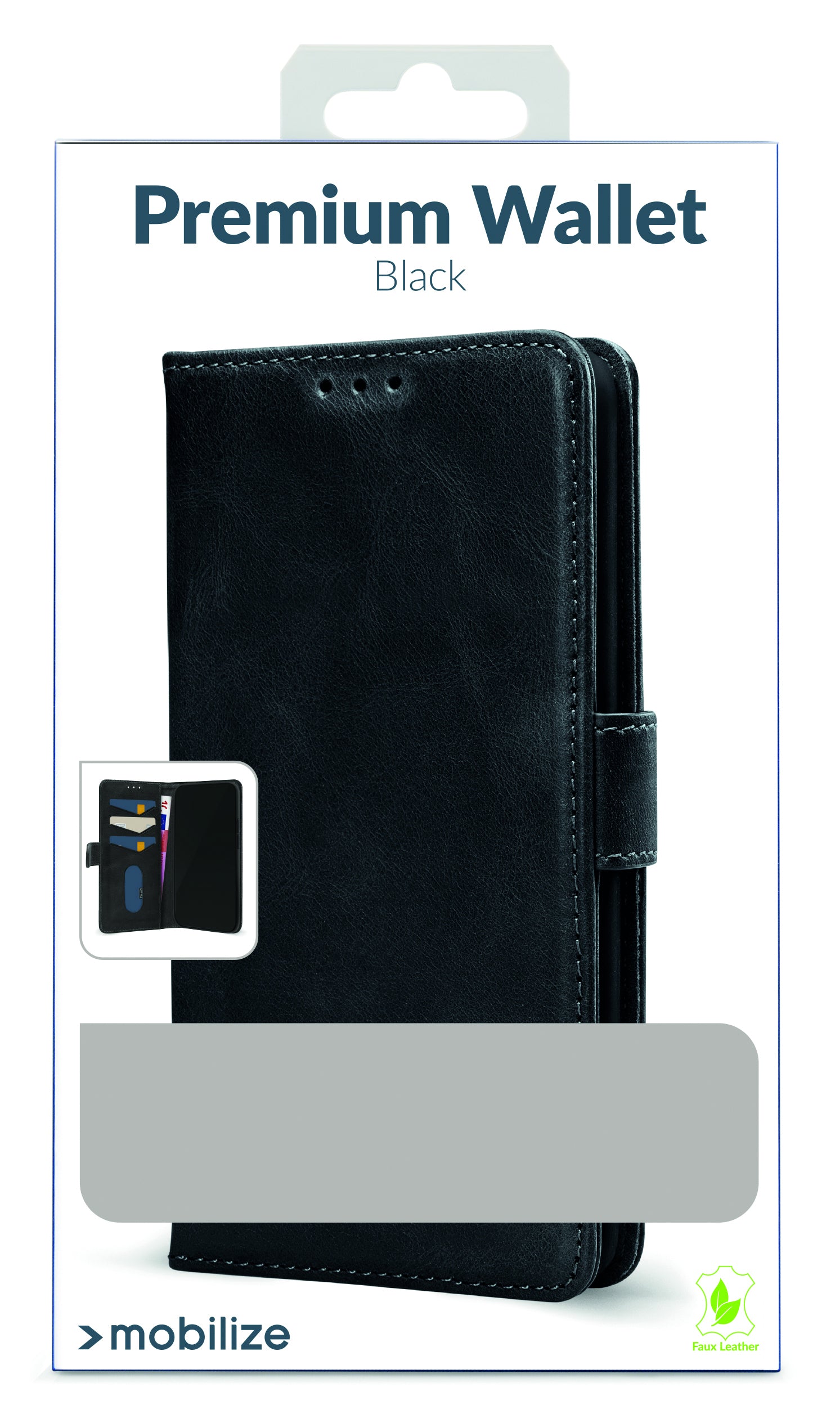 Mobilize Premium Gelly Wallet Book Case Apple Iphone 16 Black