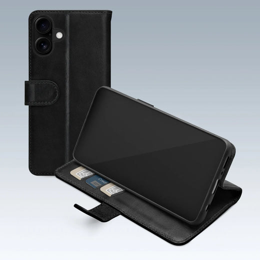 Mobilize Premium Gelly Wallet Book Case Apple Iphone 16 Plus Black - Essentify