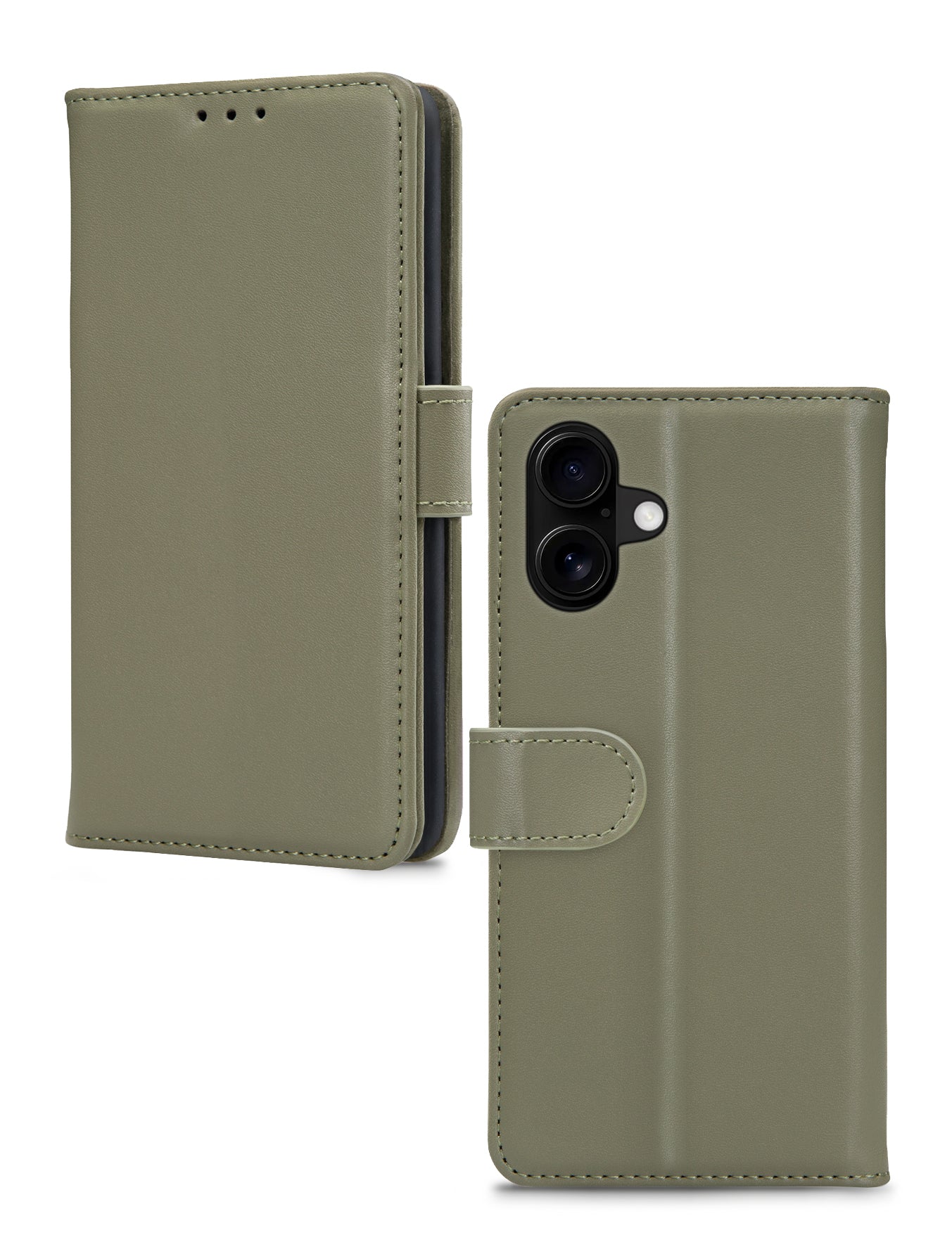 Mobilize Premium Gelly Wallet Book Case Apple Iphone 16 Green