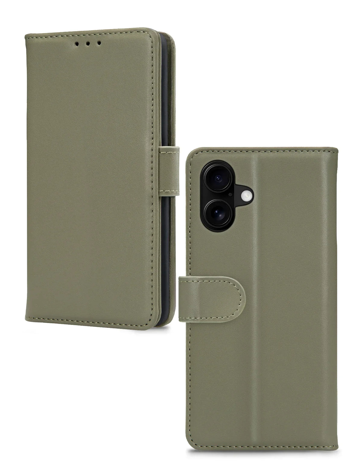 Mobilize Premium Gelly Wallet Book Case Apple Iphone 16 Green - Essentify
