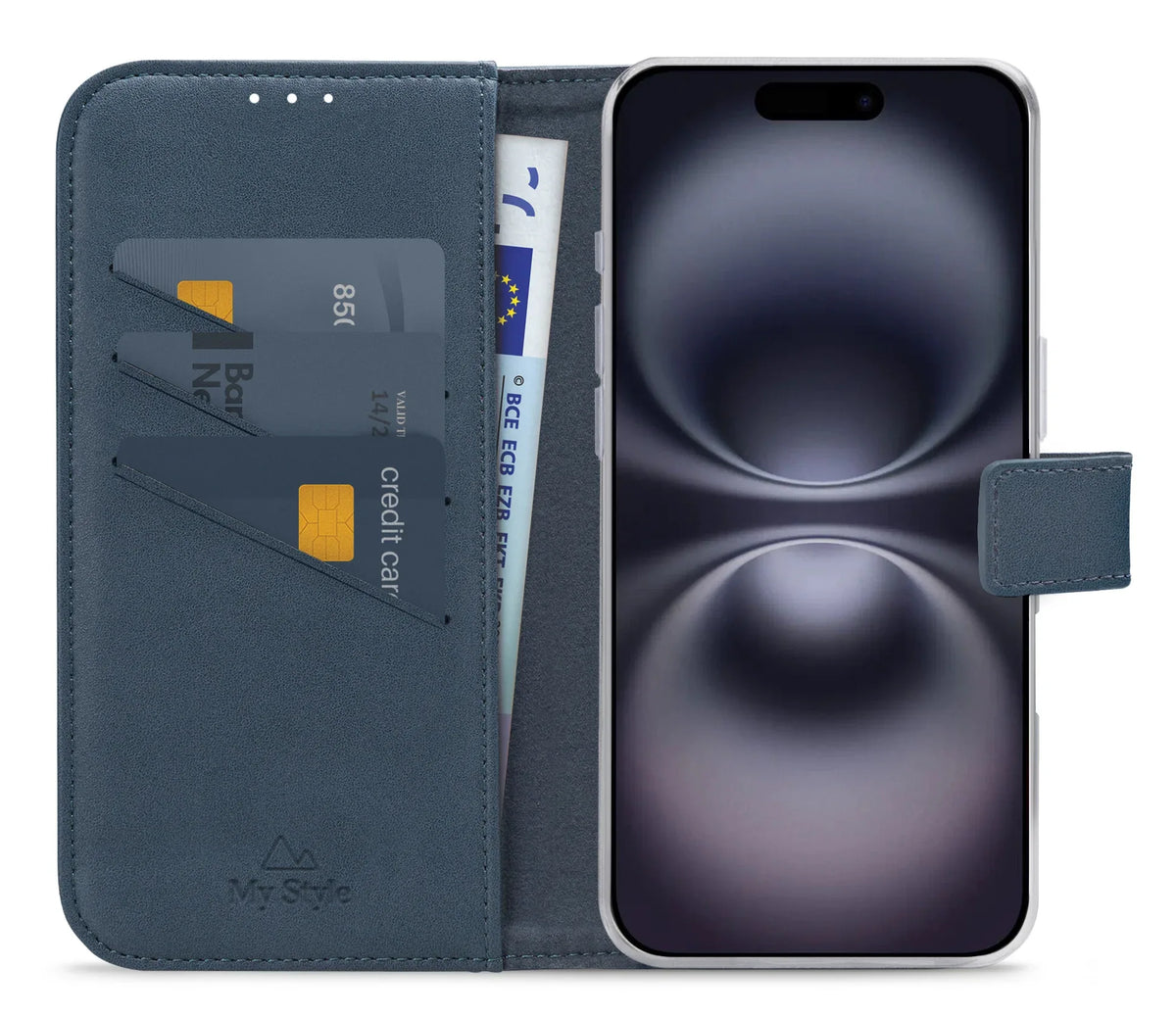 My Style Flex Wallet For Apple Iphone 16 Plus Ocean Blue - Essentify