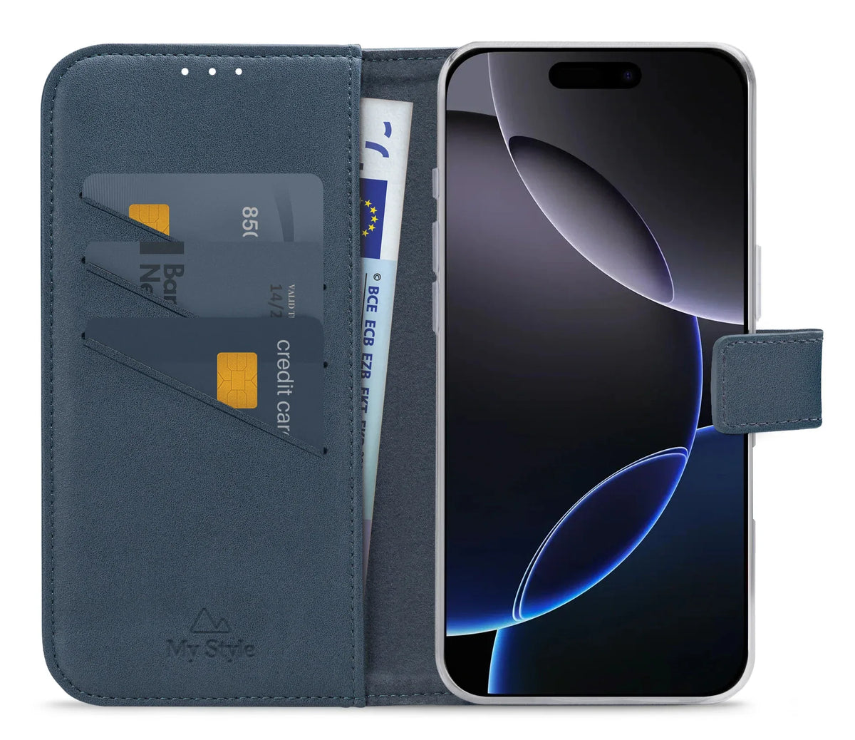 My Style Flex Wallet For Apple Iphone 16 Pro Ocean Blue - Essentify