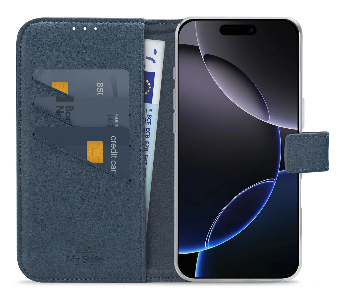 My Style Flex Wallet For Apple Iphone 16 Pro Max Ocean Blue - Essentify