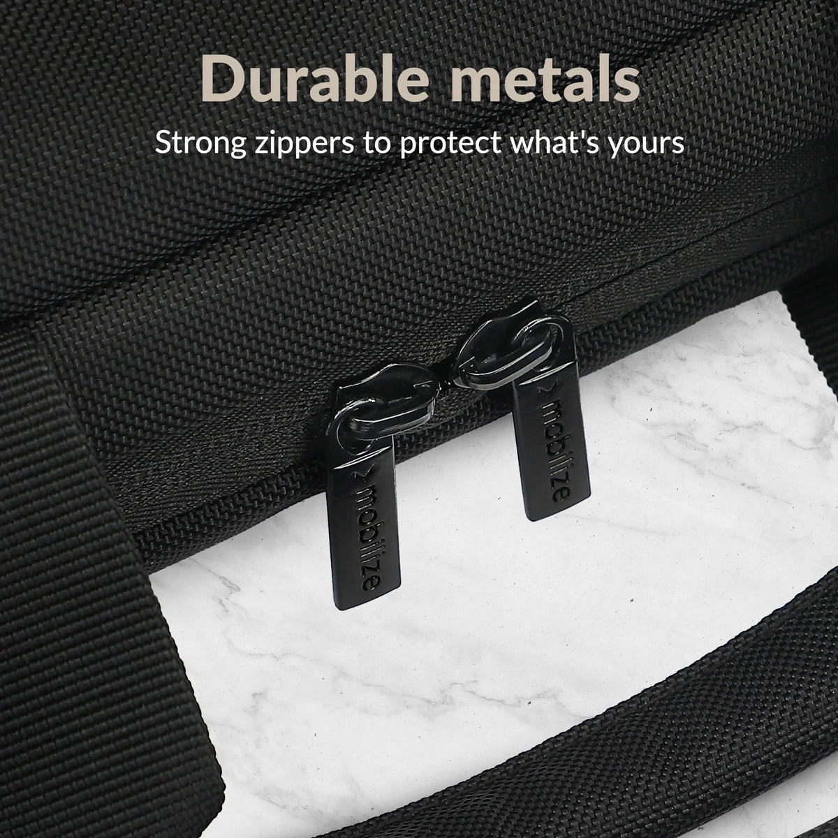 Mobilize Waterresistant Laptop Bag Up To 17.3Inch Black - Essentify