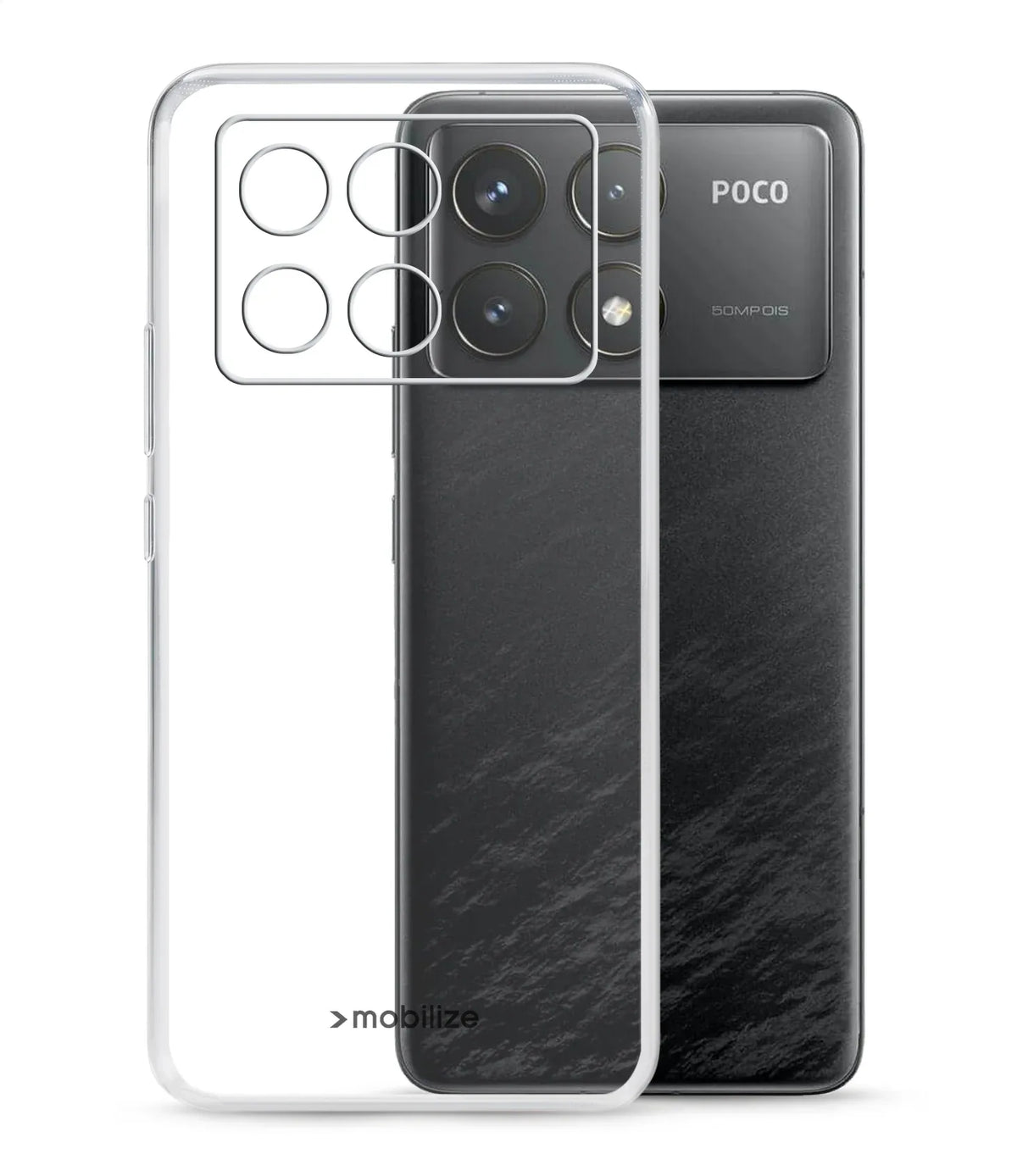 Mobilize Gelly Case Xiaomi Poco F6 Pro Clear - Essentify