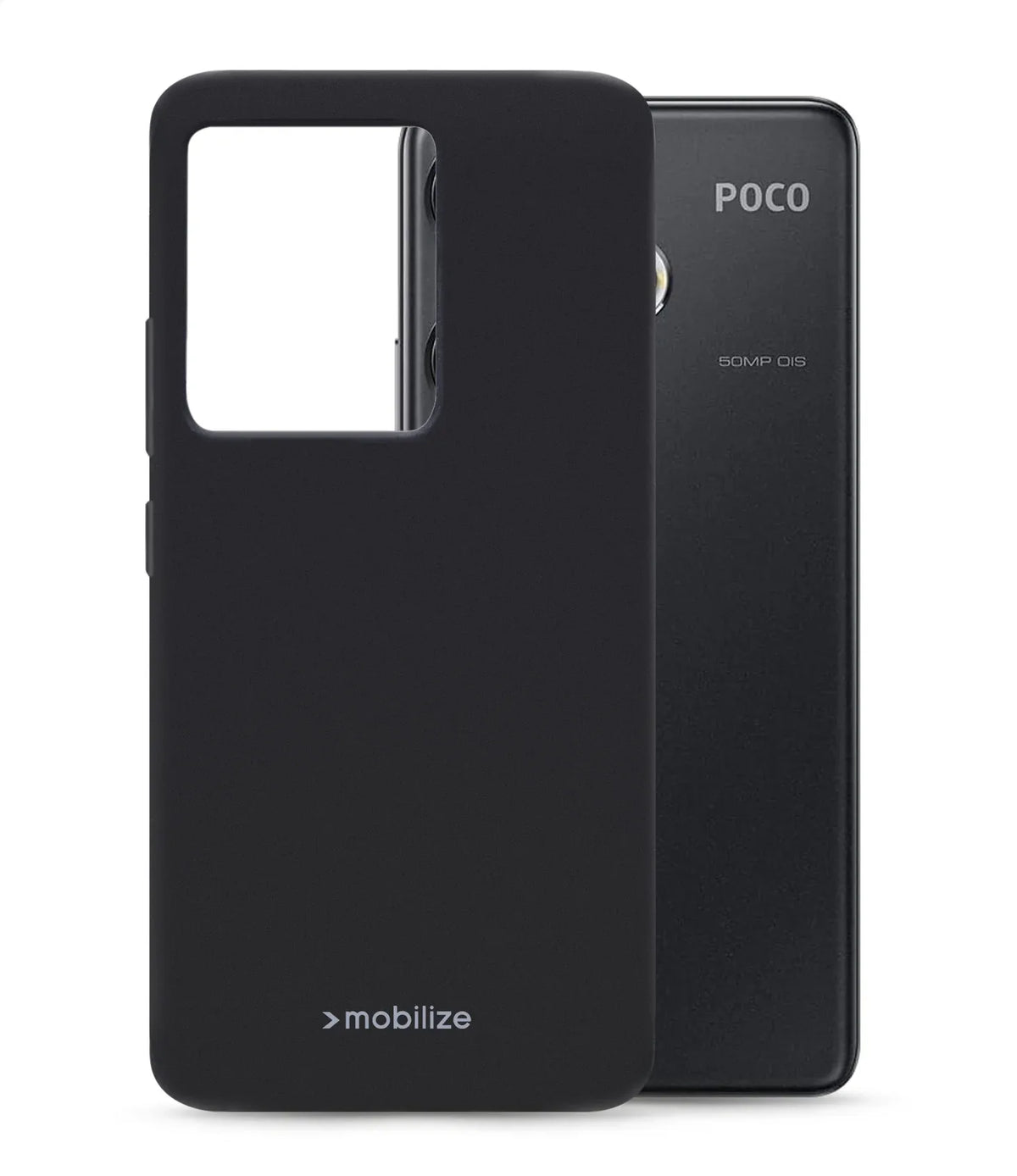 Mobilize Rubber Gelly Case Xiaomi Poco F6 Matt Black - Essentify
