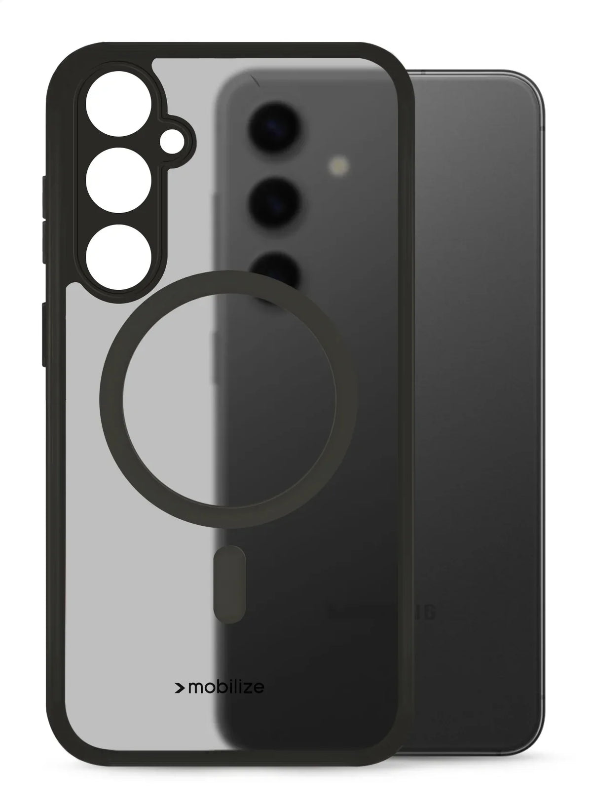 Mobilize Magsafe Compatible Hybrid Case Samsung Galaxy S24+ 5G Black - Essentify