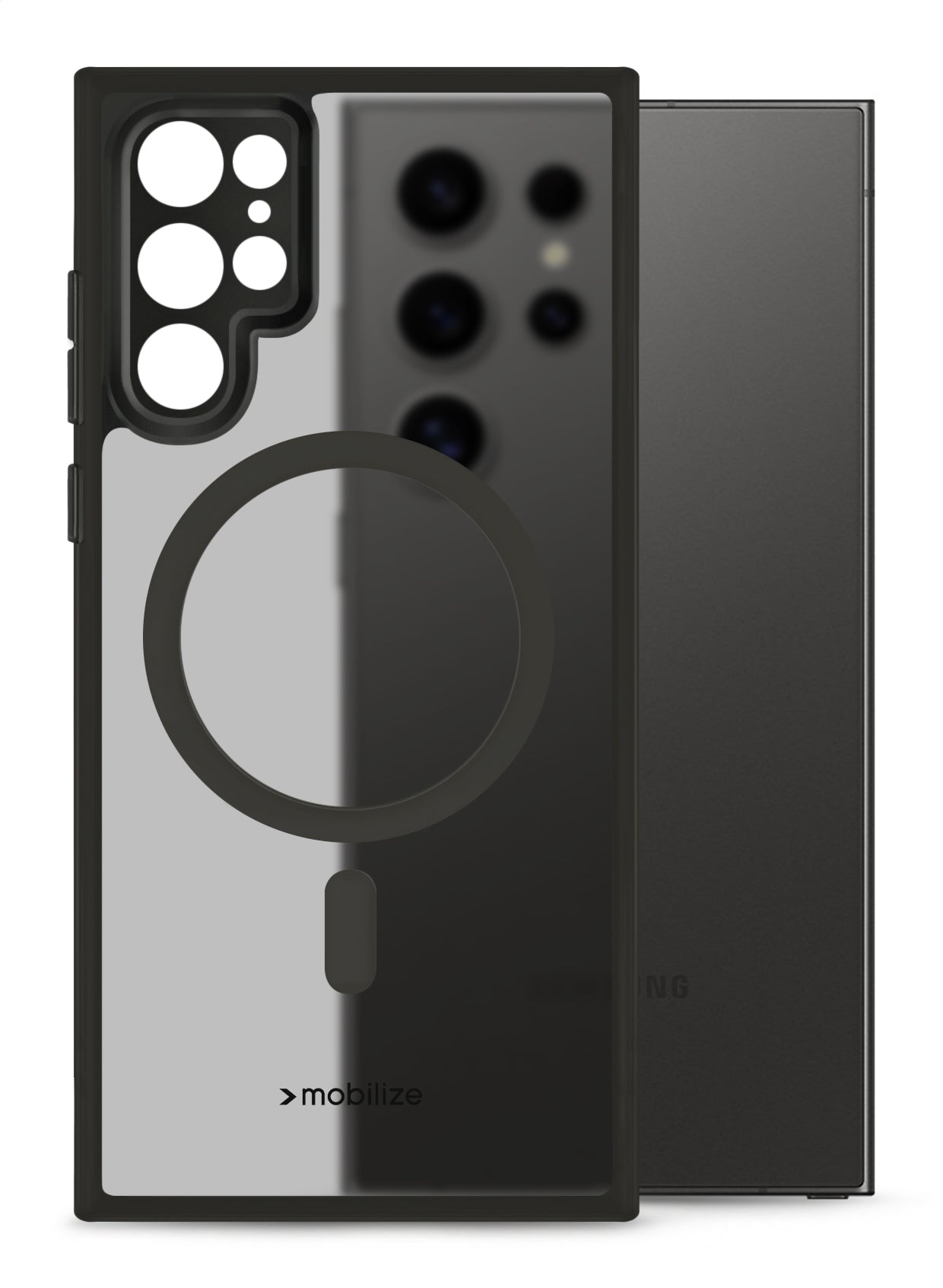 Mobilize Magsafe Compatible Hybrid Case Samsung Galaxy S24 Ultra 5G Black