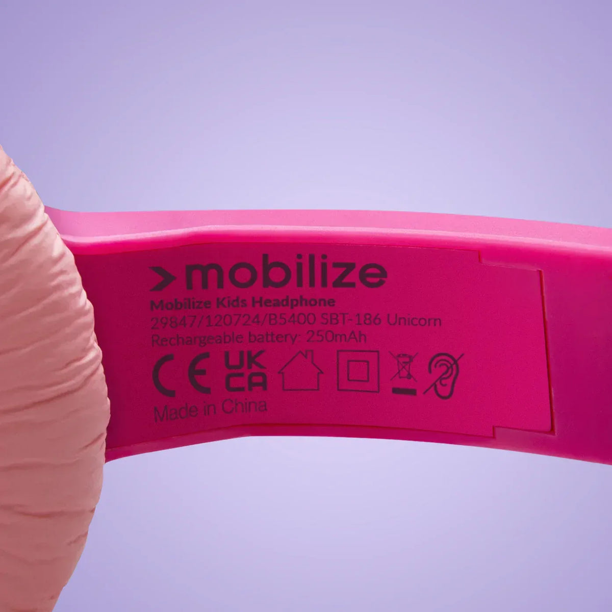 Mobilize Wireless/Wired Over Ear Kids Headphone 85Db Unicorn - Essentify