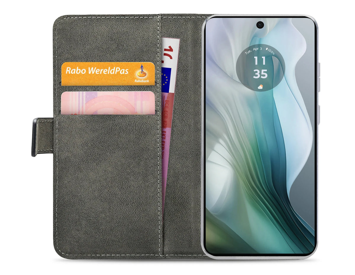 Mobilize Classic Gelly Wallet Book Case Motorola Moto E14 4G Black - Essentify