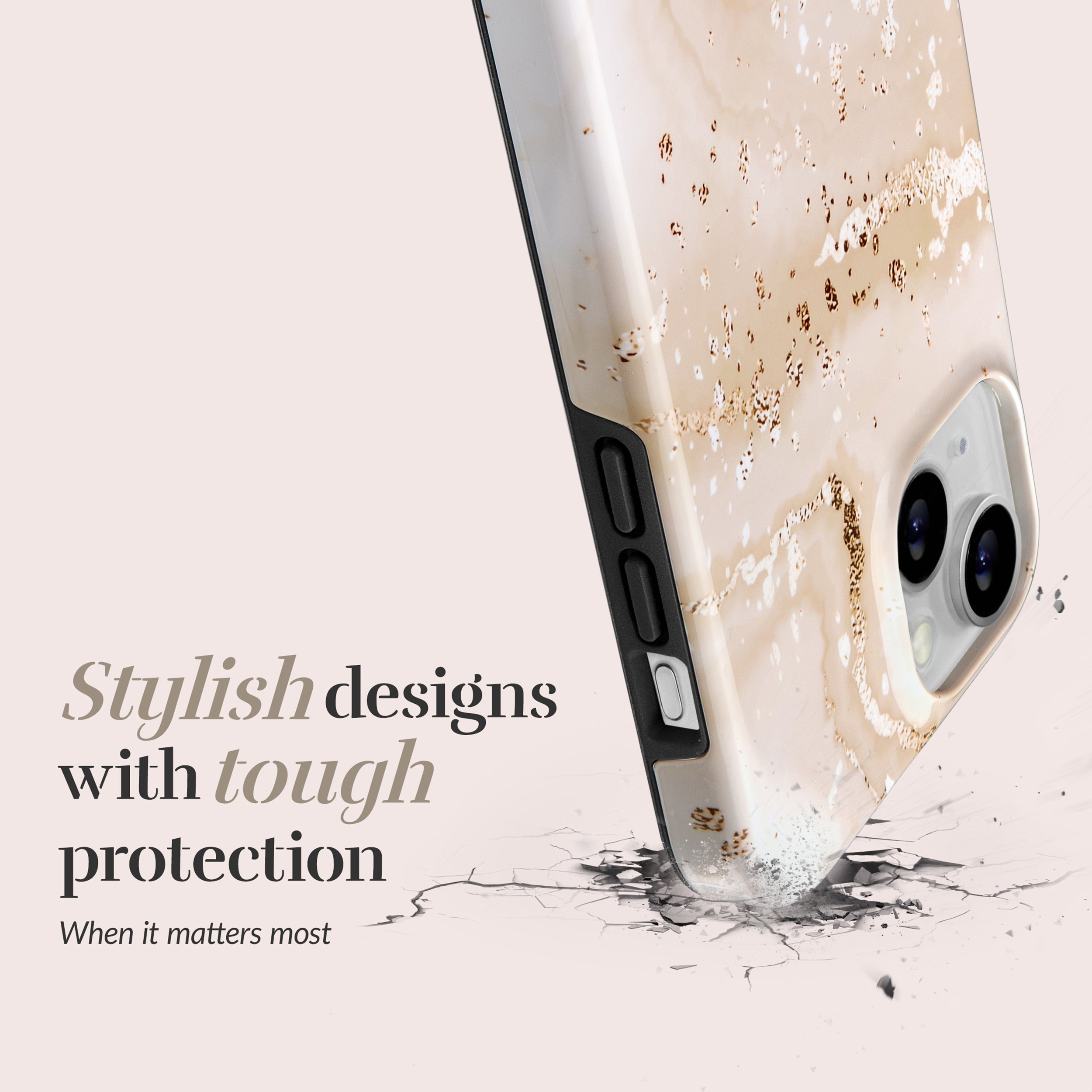 Mio By Mobilize Mio Gold Marble Magsafe Compatible For Iphone 16