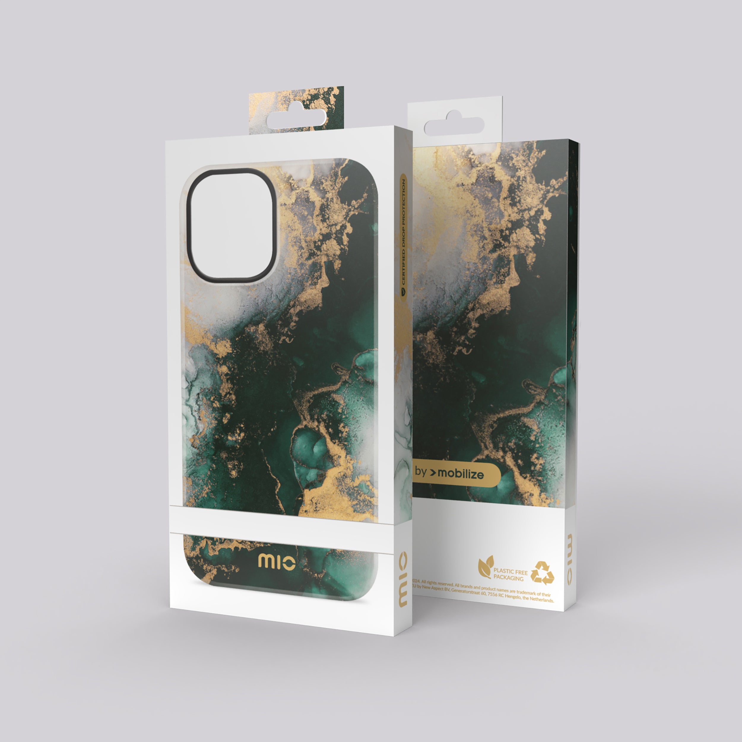 Mio By Mobilize Mio Green Marble Magsafe Compatible For Iphone 16