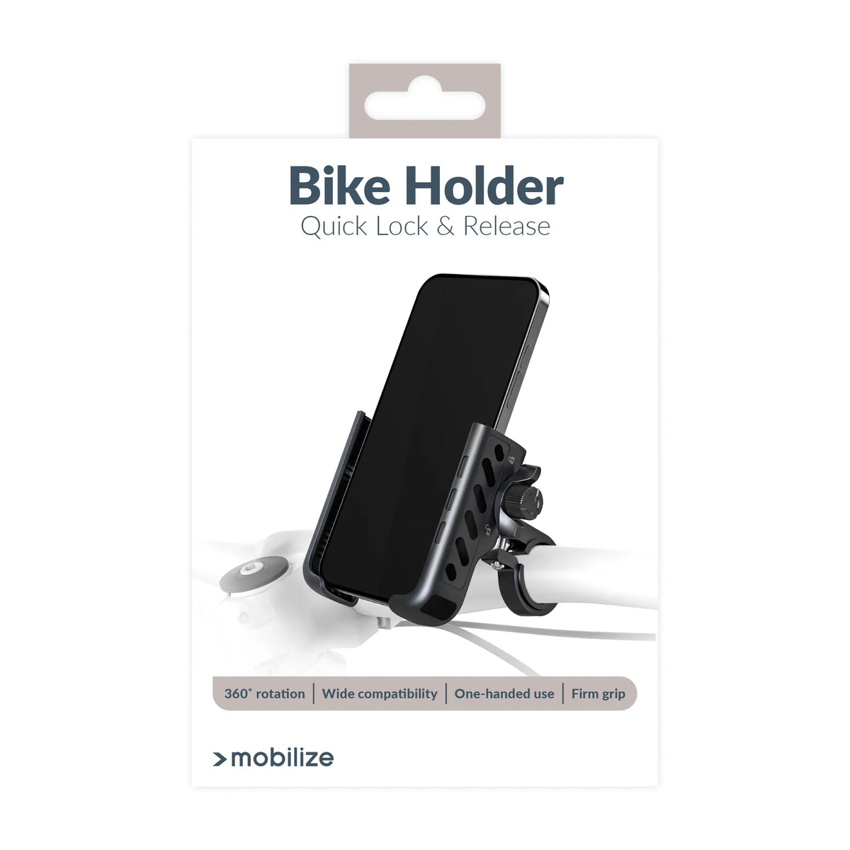 Mobilize Quick Lock Bike Holder Black - Essentify