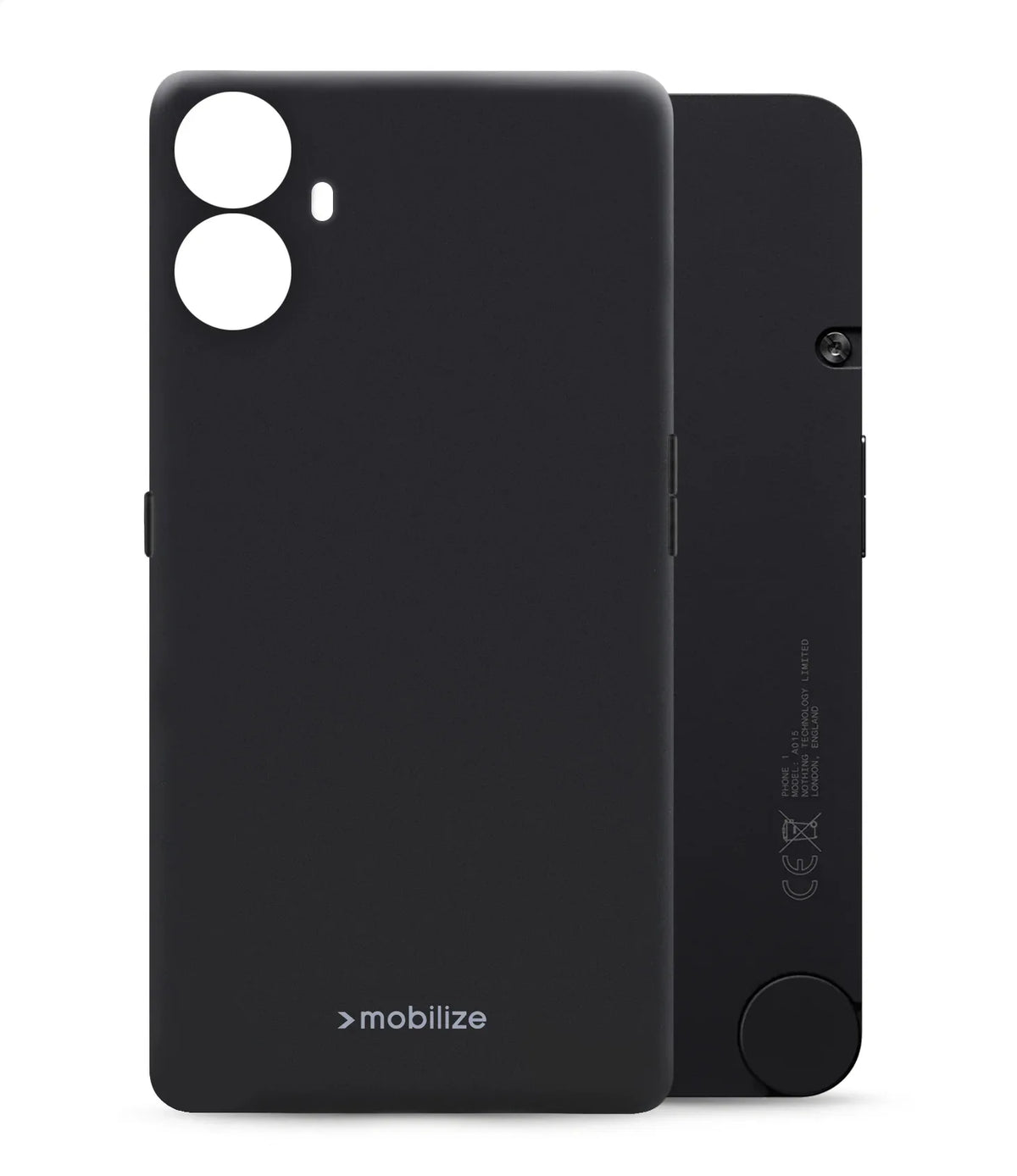 Mobilize Rubber Gelly Case Nothing Cmf Phone 1 Matt Black - Essentify