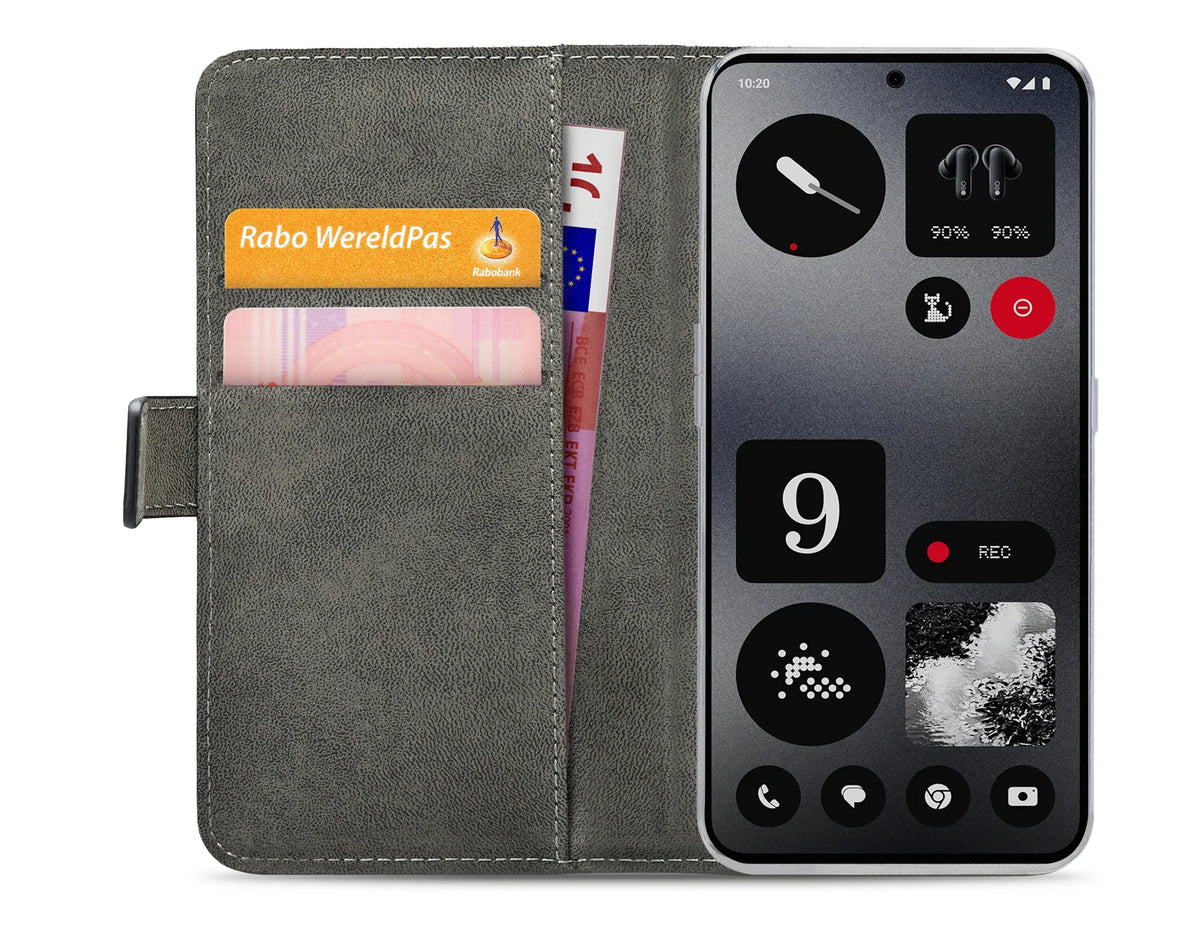 Mobilize Classic Gelly Wallet Book Case Nothing Cmf Phone 1 Black - Essentify